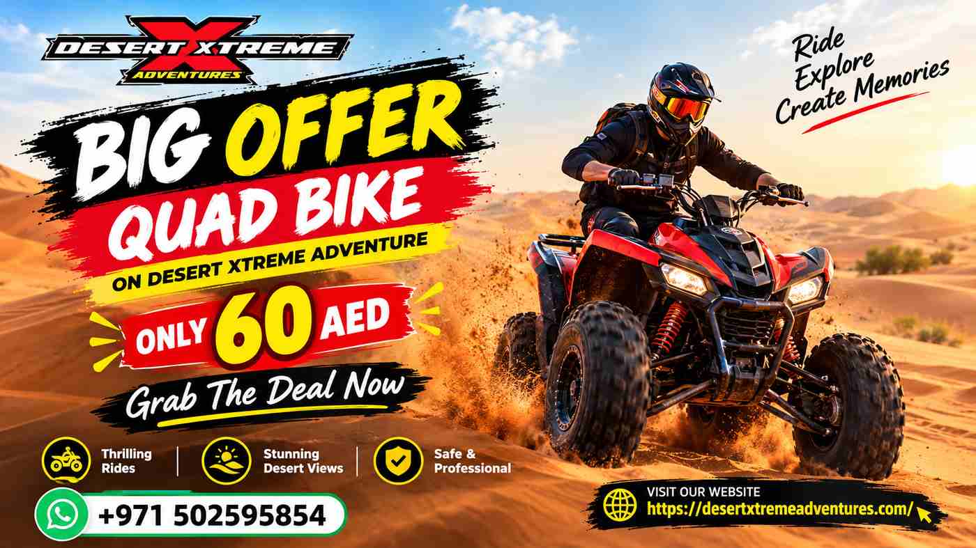 Big Offer: Dune Buggy Ride Dubai for Just AED 299!