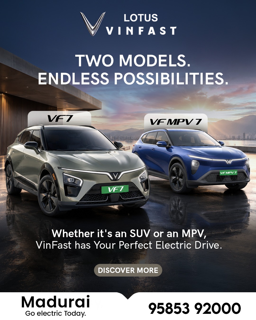 Where Can I Buy a VinFast Electric Car in Madurai?