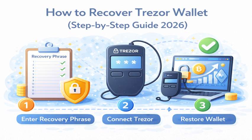 How to Recover Trezor Wallet (Step-by-Step Guide 2026)