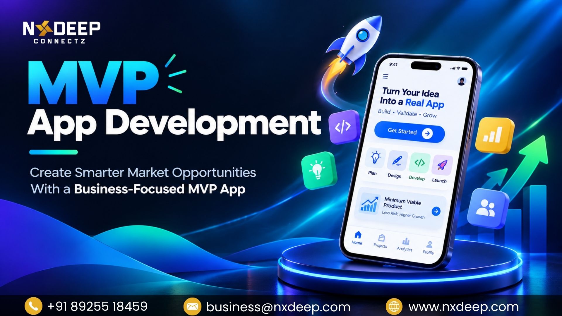 NxDeep Connectz - Build Your Digital Partner Through MVP App
